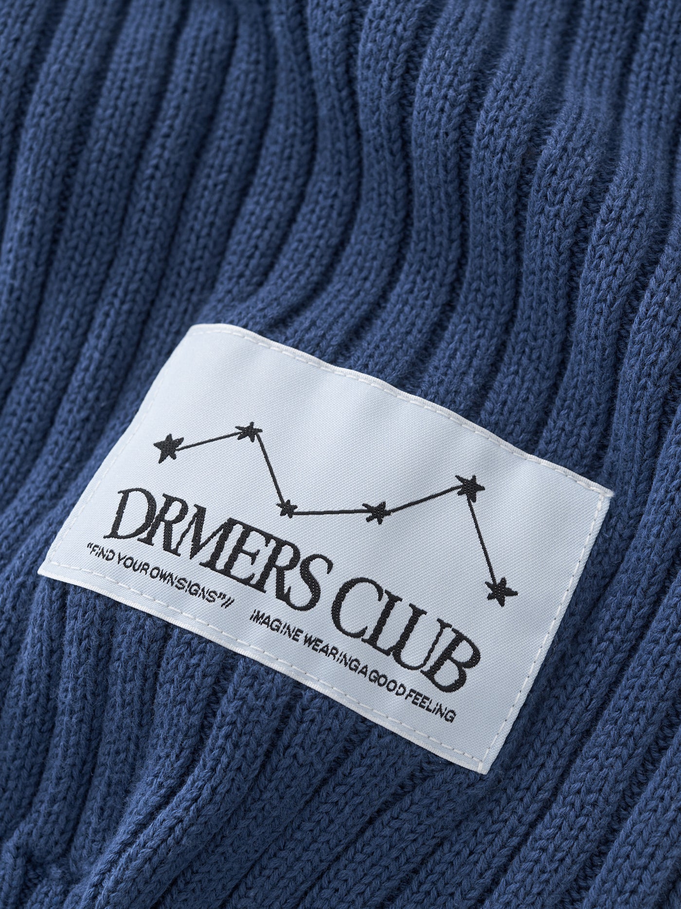 DRMERS RIBBED KNIT - NAVY