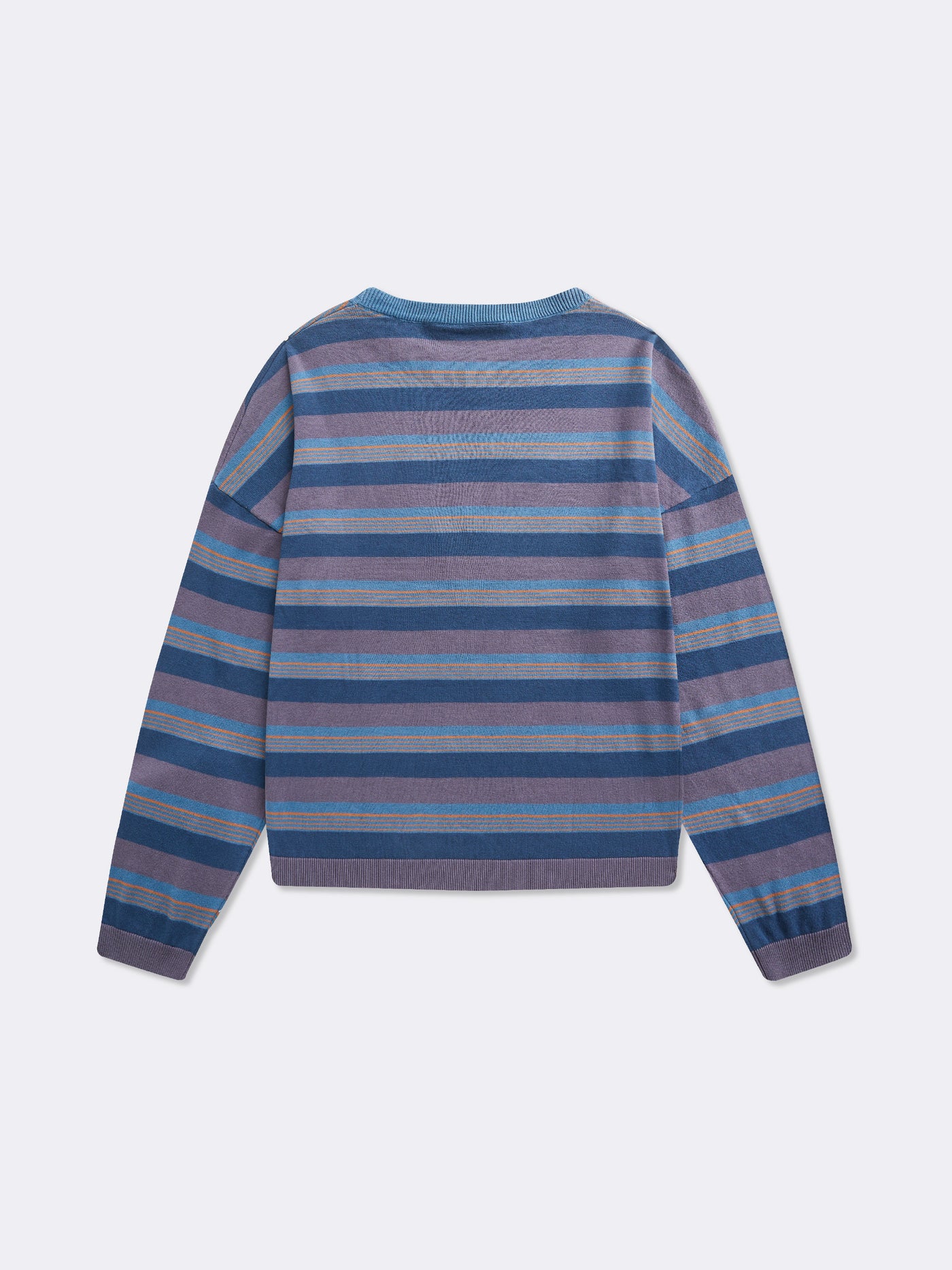 STRIPED LONG SLEEVE - NAVY