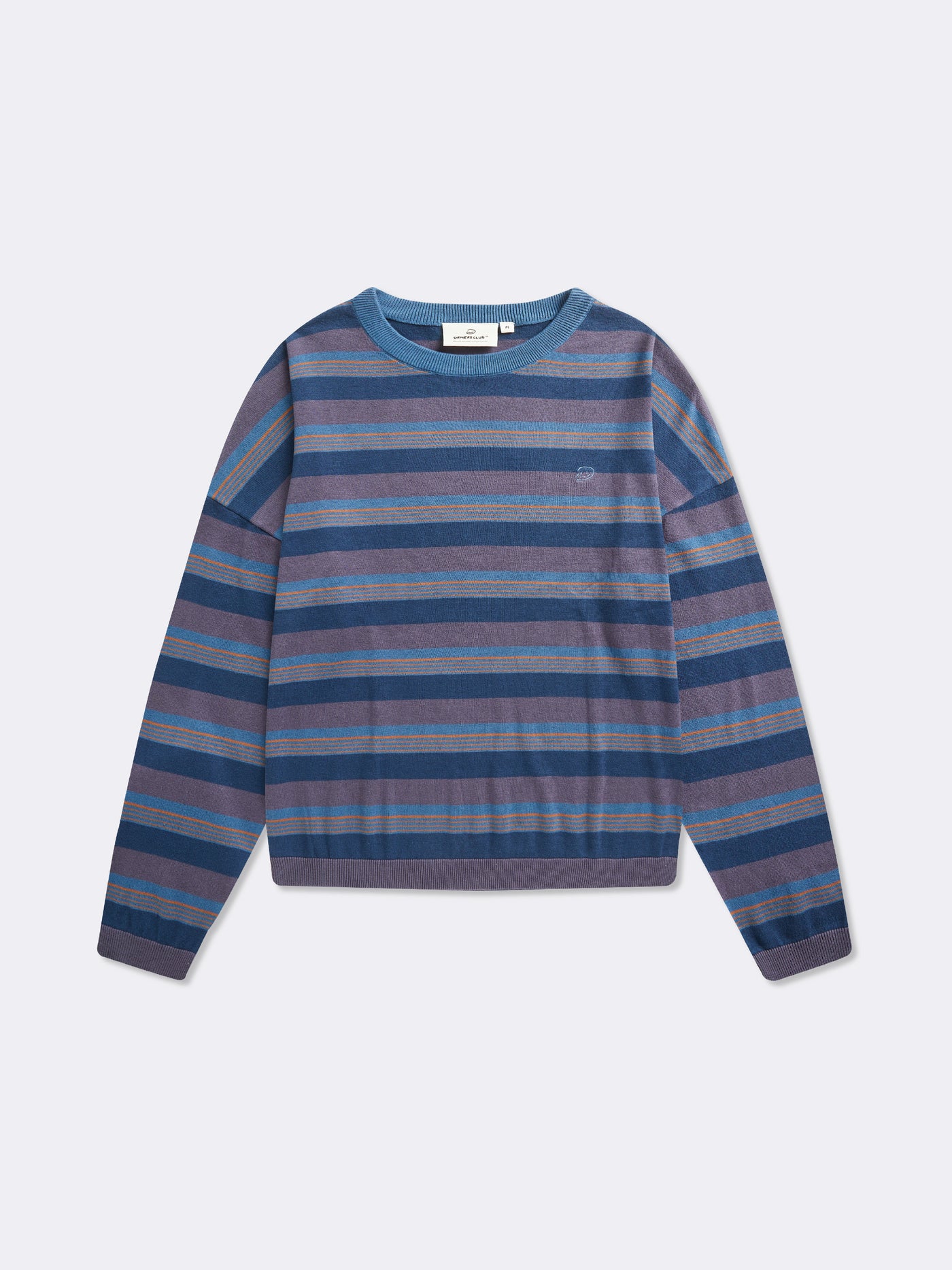 STRIPED LONG SLEEVE - NAVY