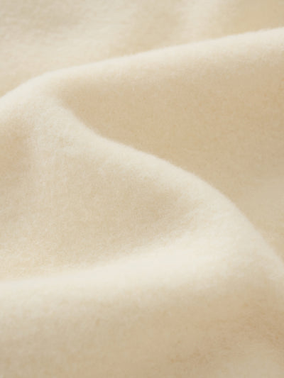 QUARTER ZIP FLEECE - CREAM