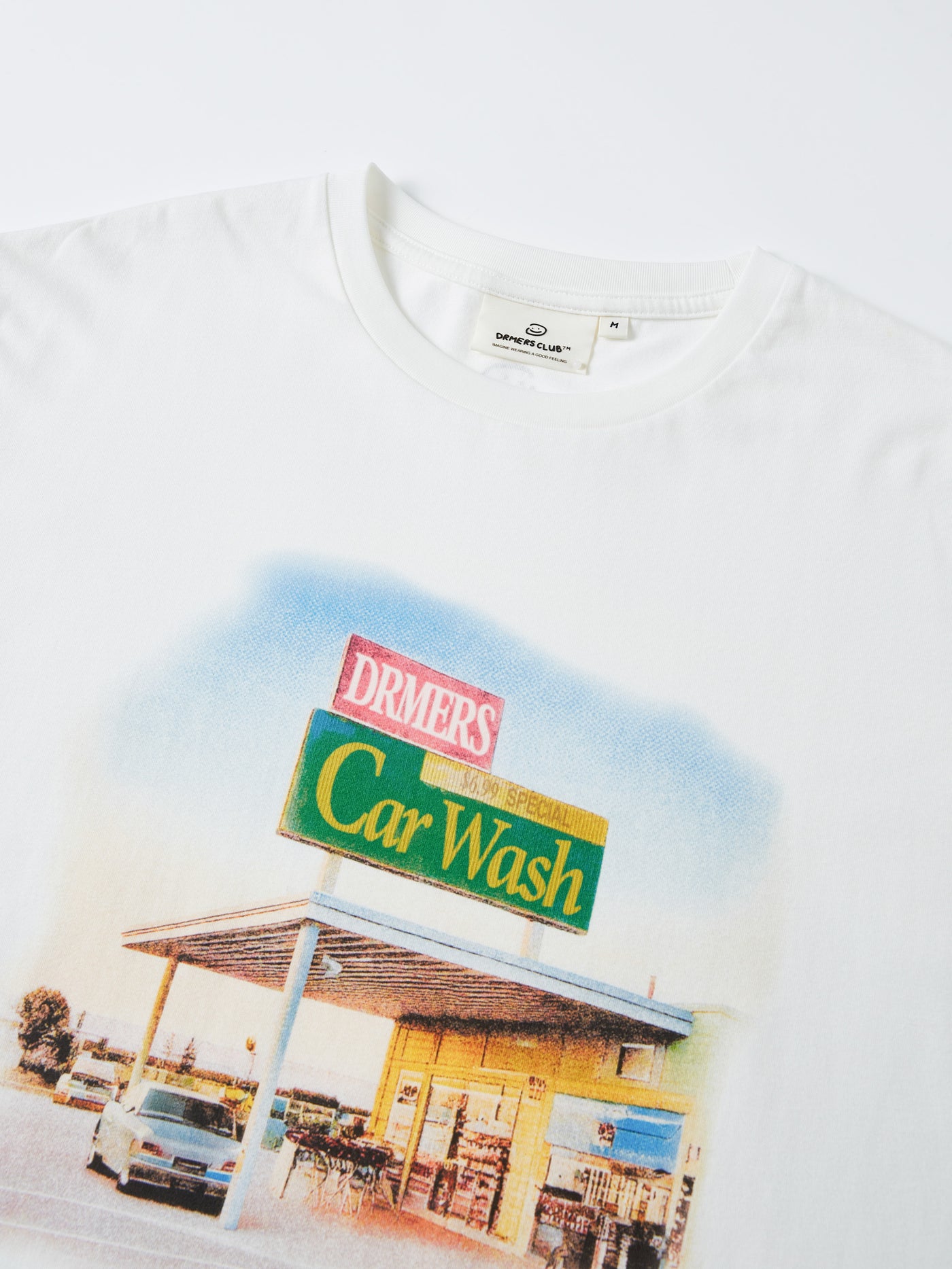 CAR WASH TEE - WHITE