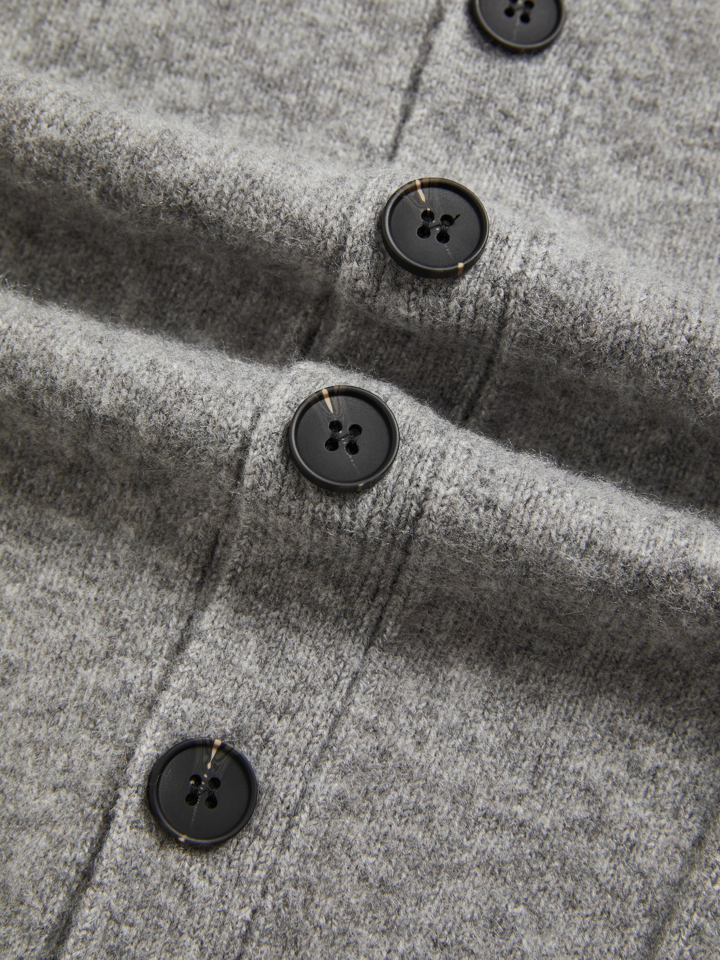 KNIT CARDIGAN - GREY