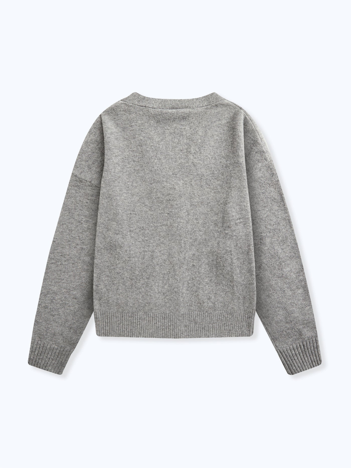 KNIT CARDIGAN - GREY