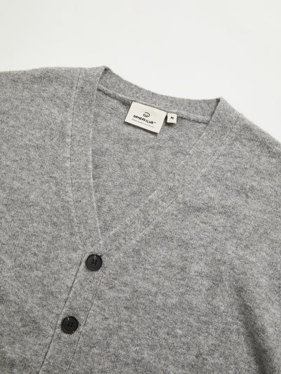 KNIT CARDIGAN - GREY