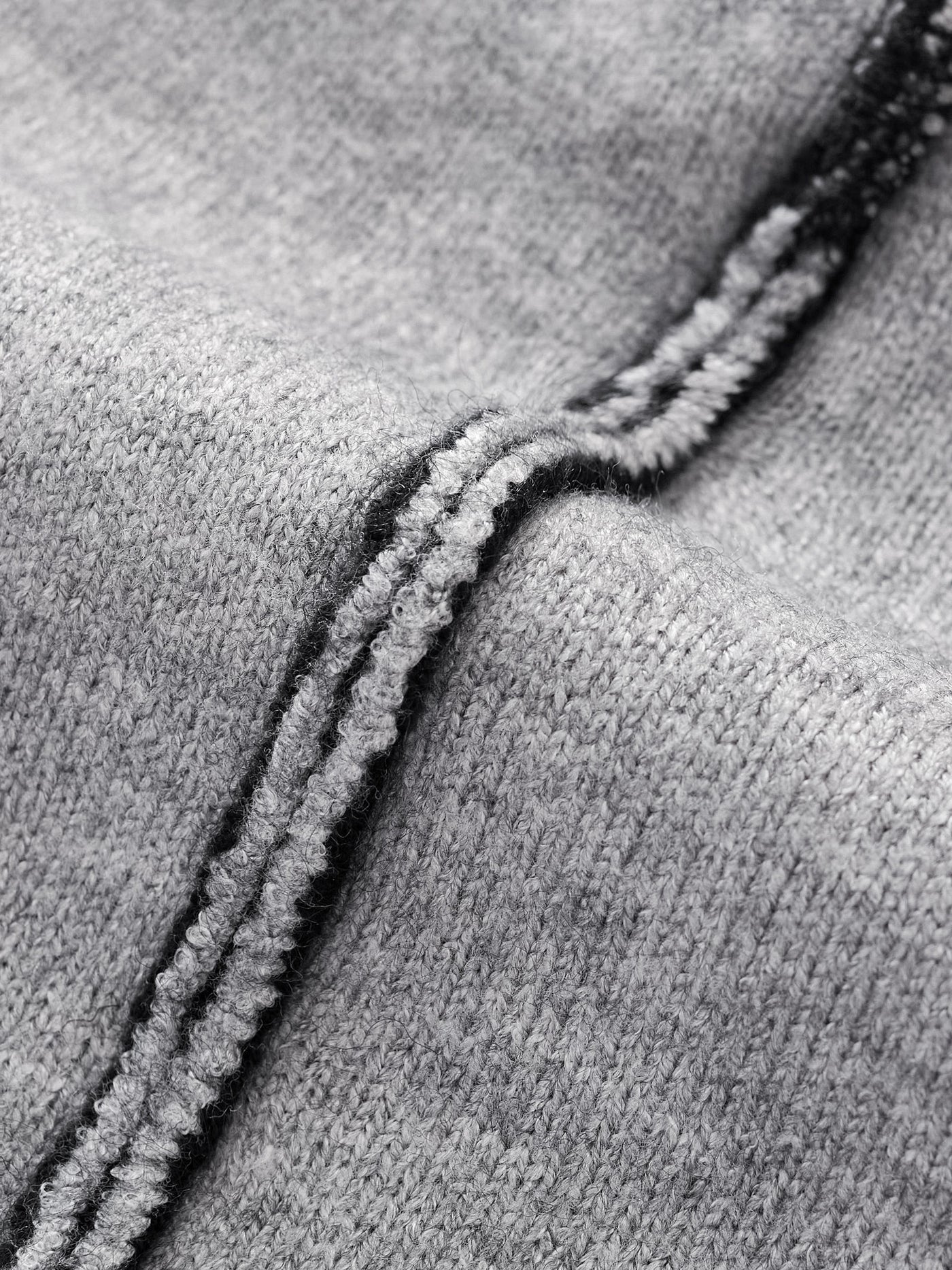 REVERSIBLE SMILEY LOGO BEANIE - BLACK/GREY