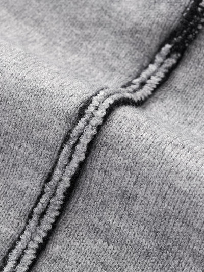 REVERSIBLE SMILEY LOGO BEANIE - BLACK/GREY