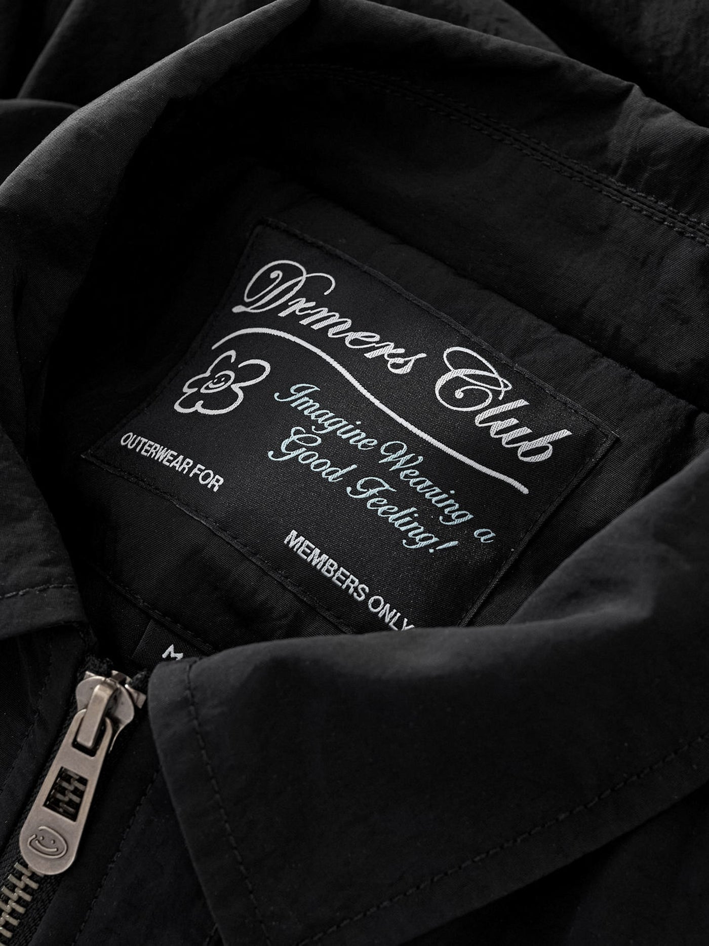 PADDED BOMBER JACKET - BLACK