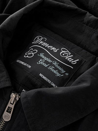 PADDED BOMBER JACKET - BLACK
