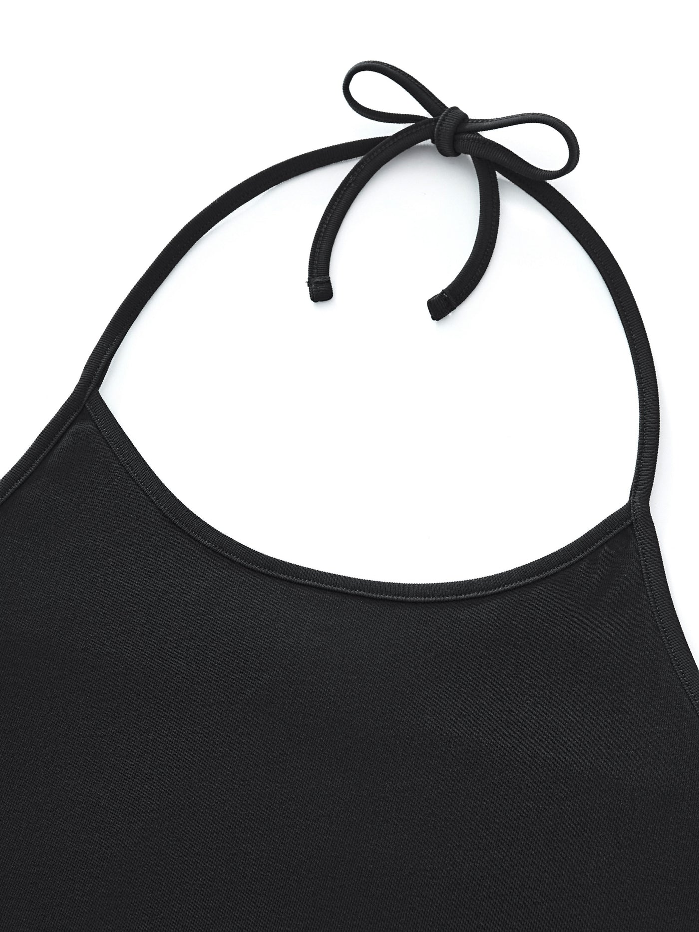 HALTER TANK TOP - BLACK
