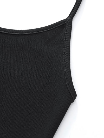 HALTER TANK TOP - BLACK