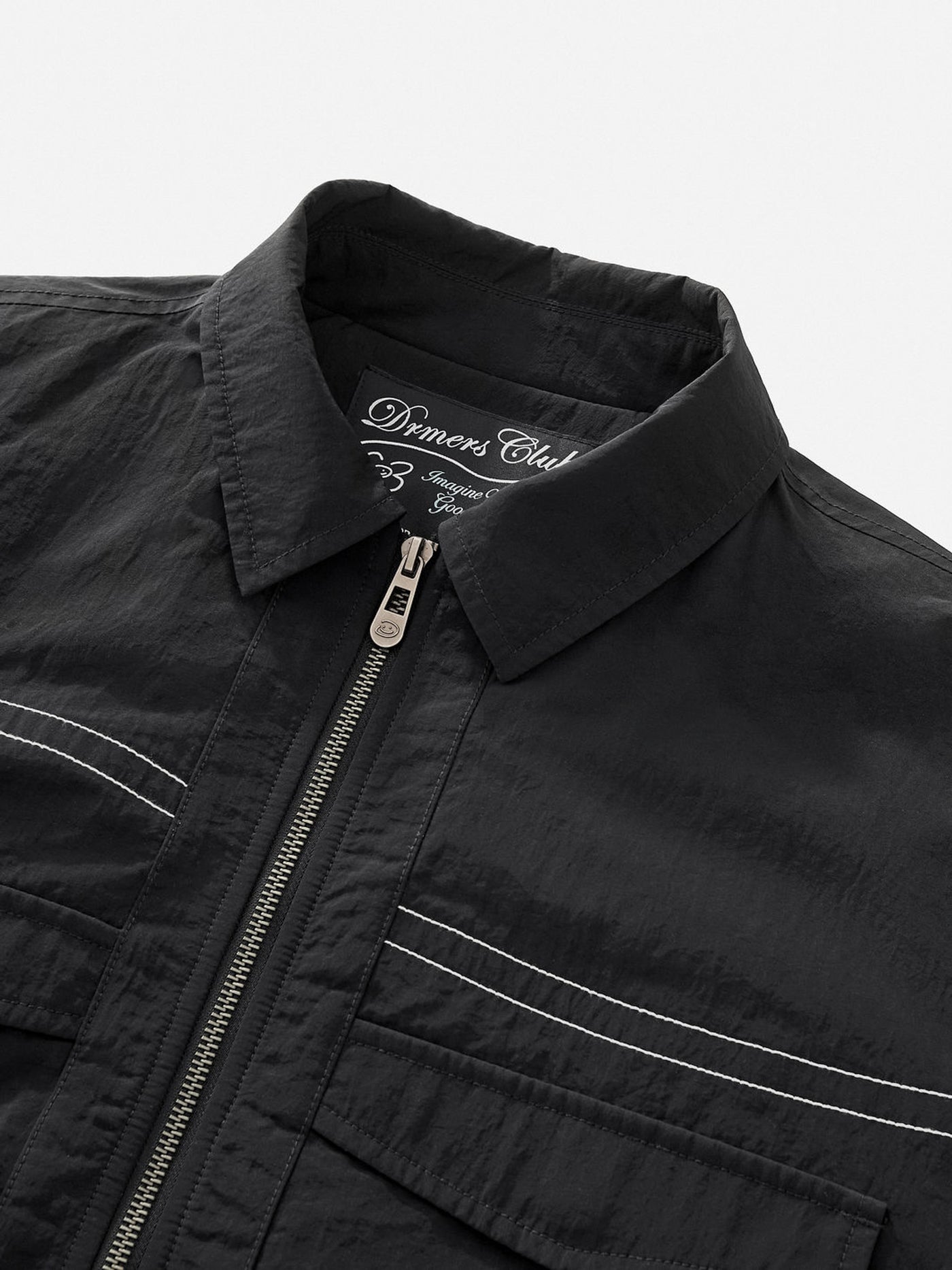 PADDED BOMBER JACKET - BLACK