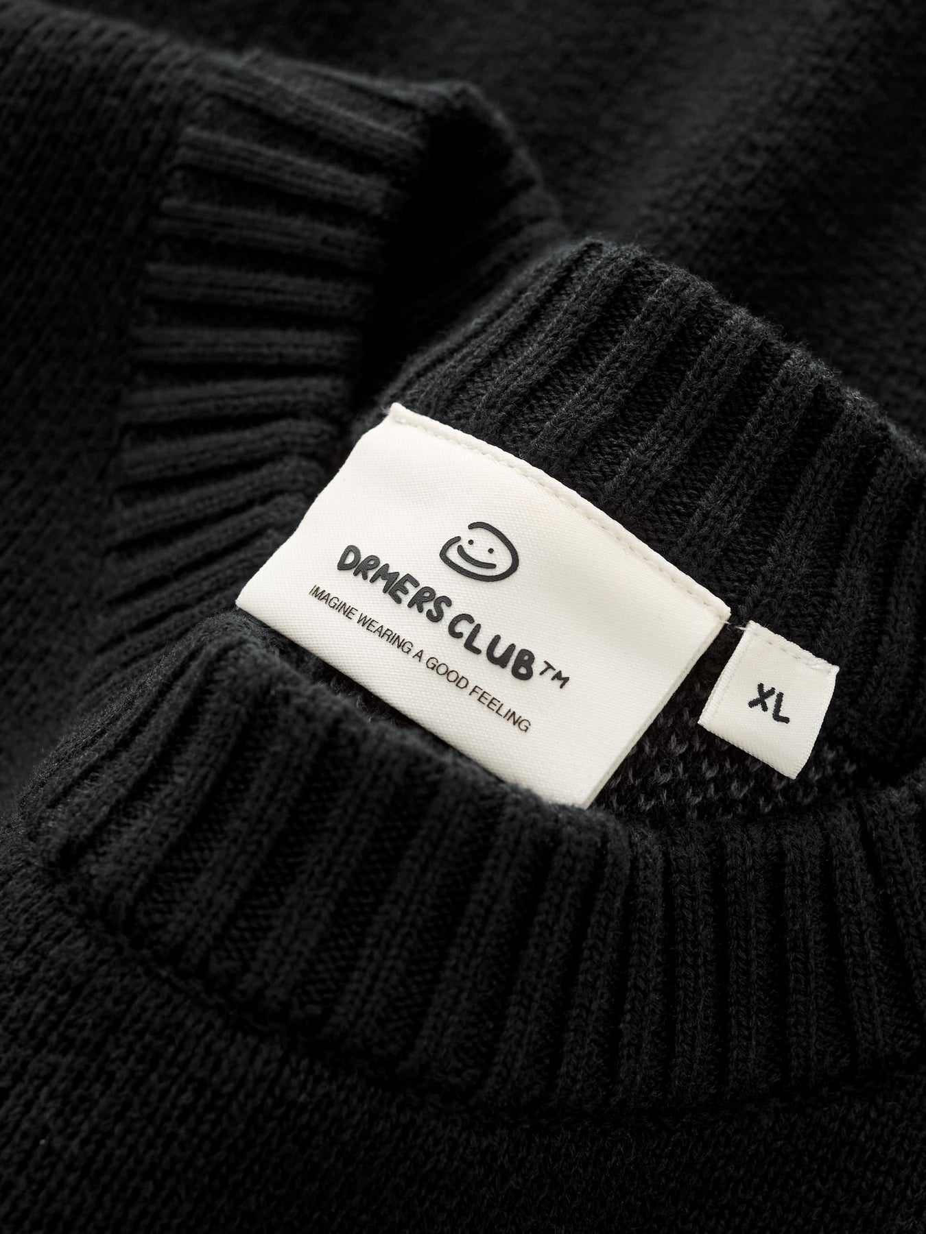 Essentials Cursive Knit CURSIVE TEXT KNIT - BLACK – DRMERS CLUB
