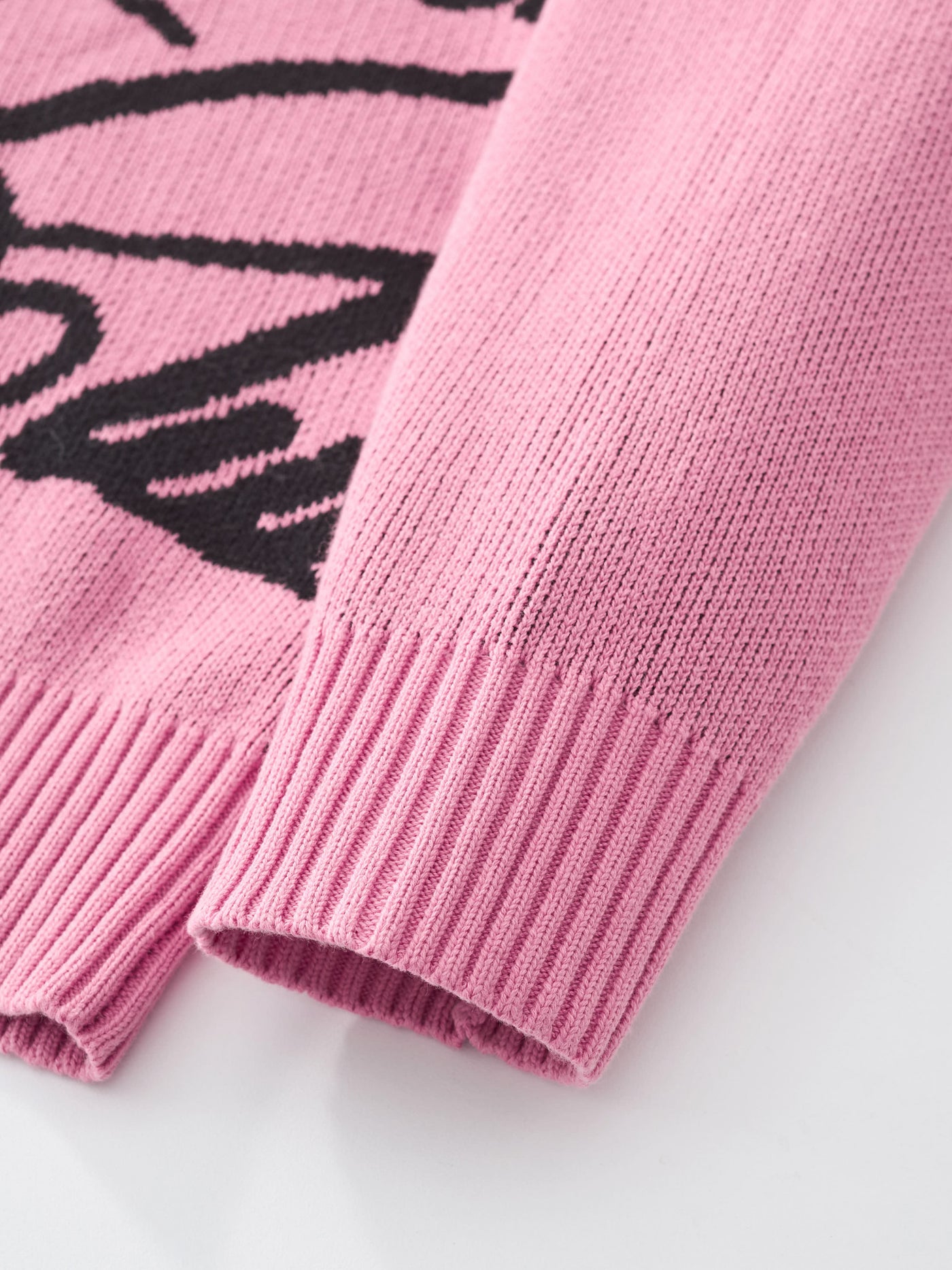 Essentials Cursive Knit CURSIVE TEXT KNIT - HOT PINK – DRMERS CLUB