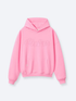 DOODLE TEXT HOODIE - PINK