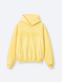 DOODLE TEXT HOODIE - SUNSHINE