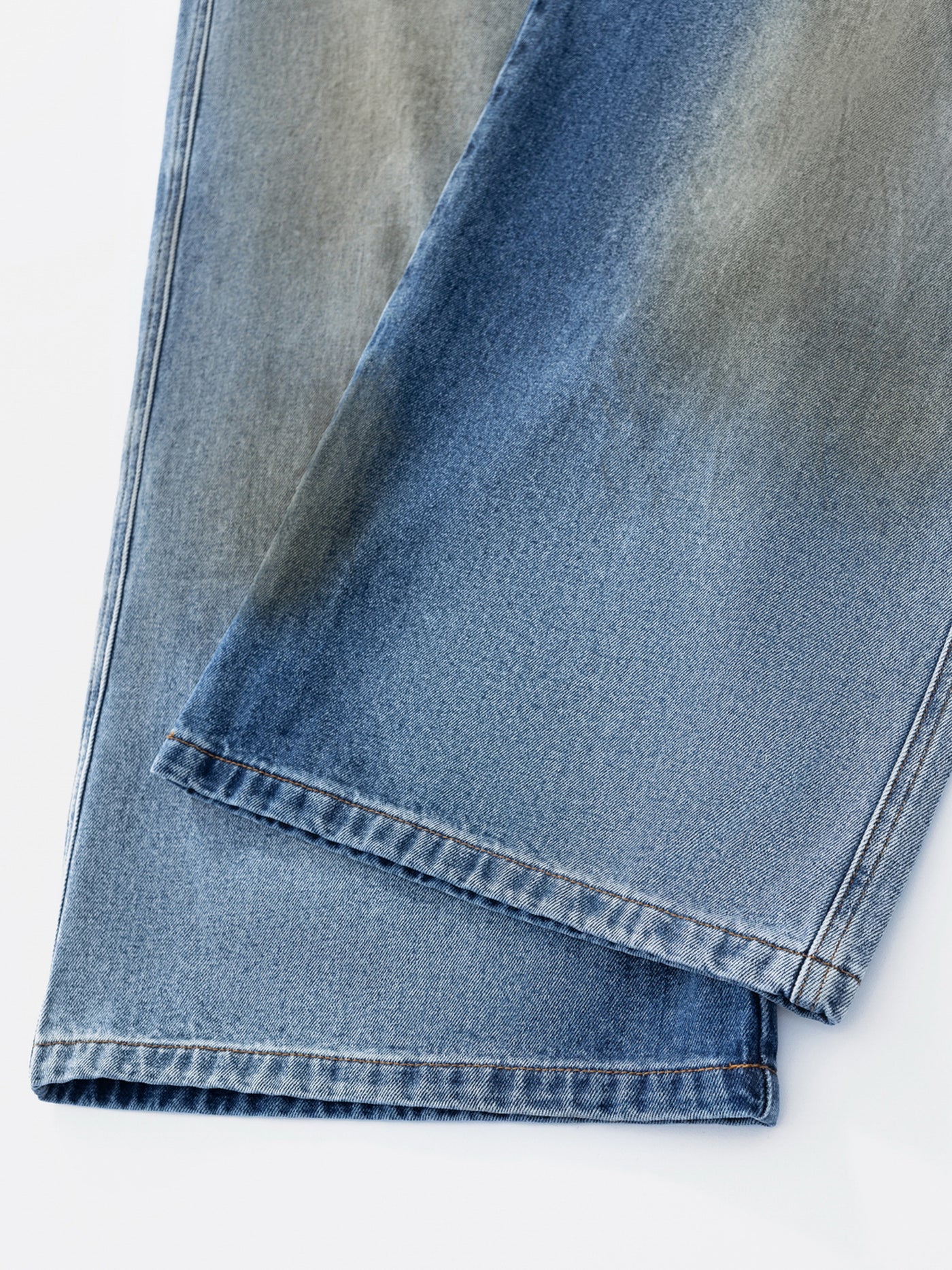 MUD STAINED JEANS - DARK BLUE