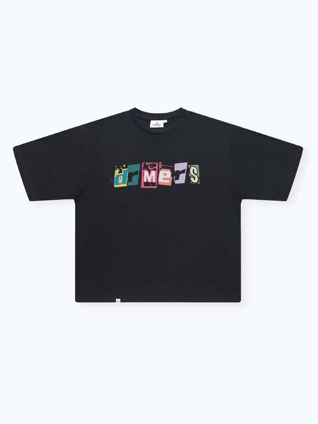 DISTORTED DRMERS TEE - BLACK