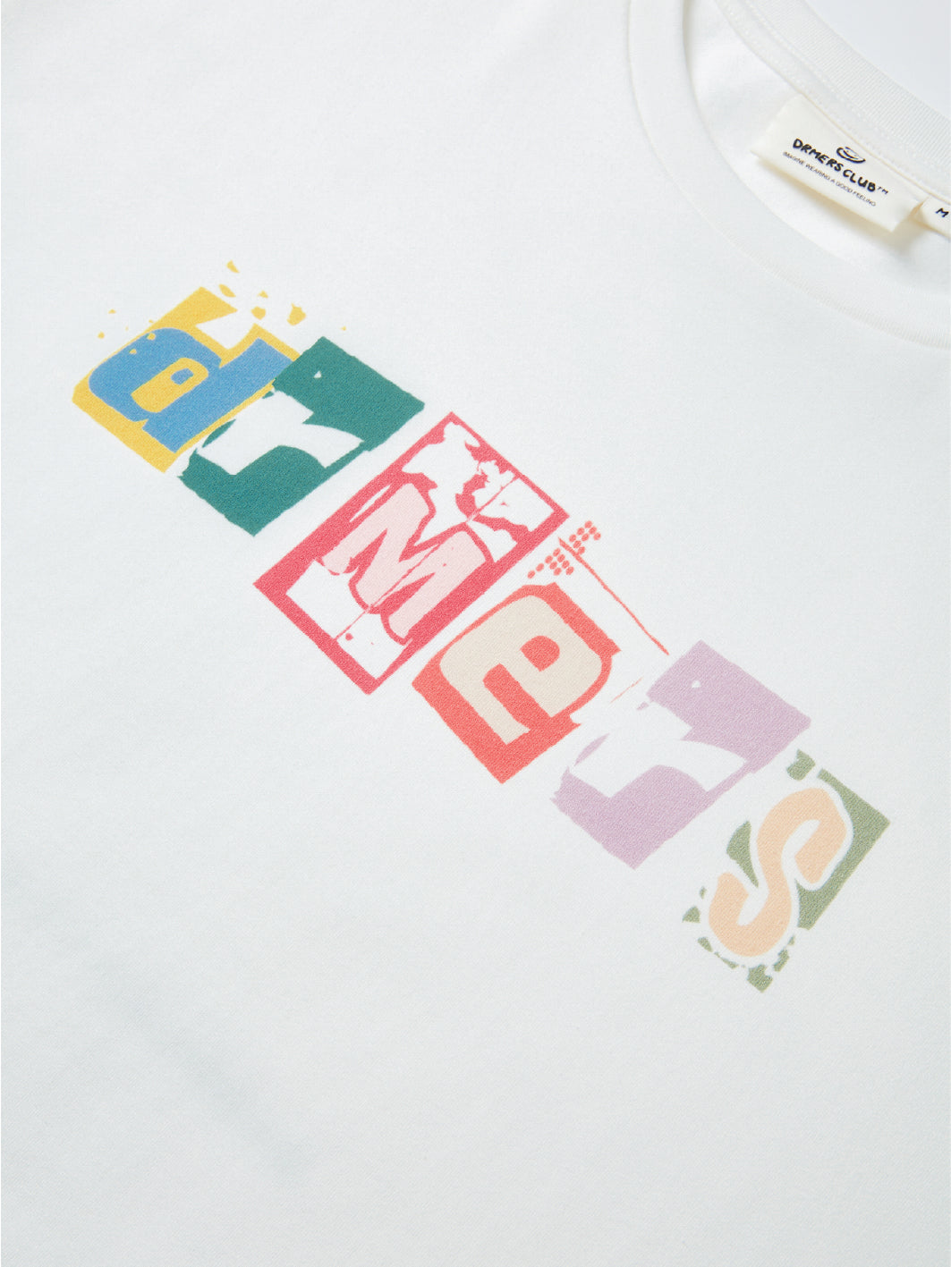 DISTORTED DRMERS TEE - WHITE