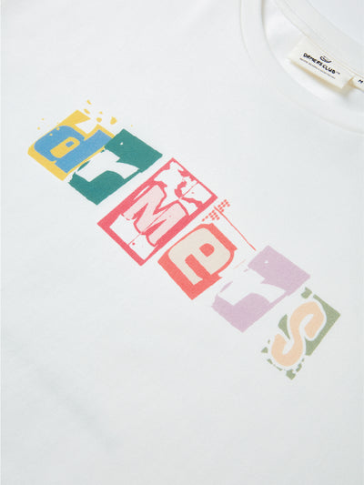 DISTORTED DRMERS TEE - WHITE