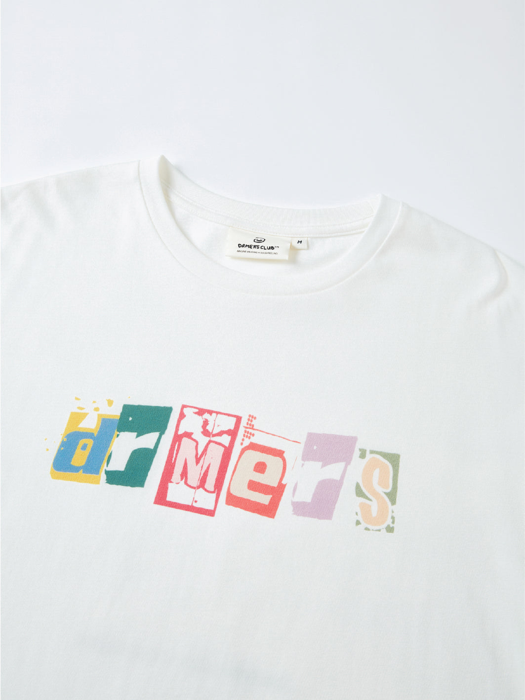 DISTORTED DRMERS TEE - WHITE
