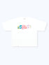 DISTORTED DRMERS TEE - WHITE