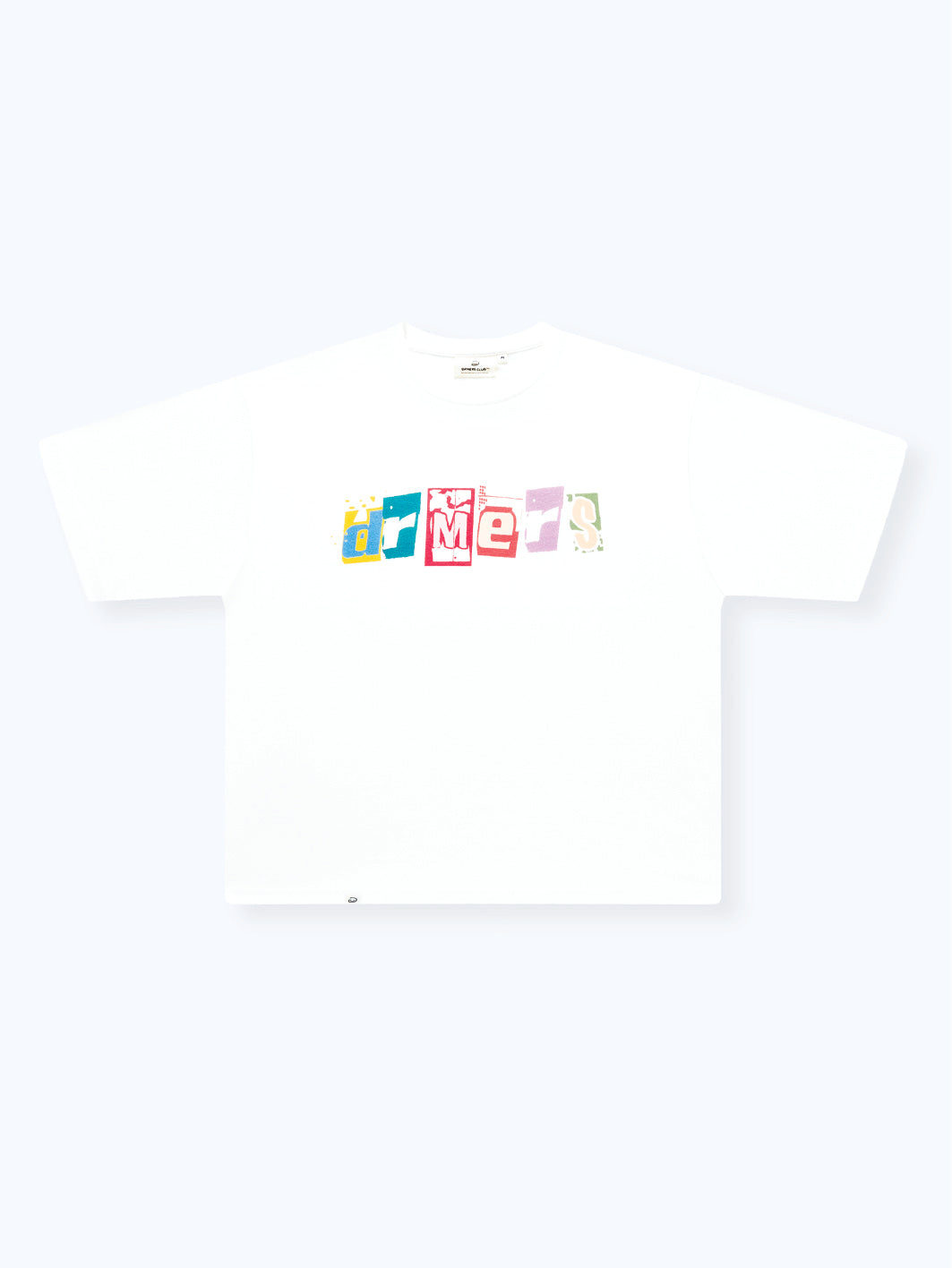 DISTORTED DRMERS TEE - WHITE