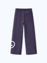 SMILEY PATCH SWEATPANTS - MIDNIGHT LAVENDER
