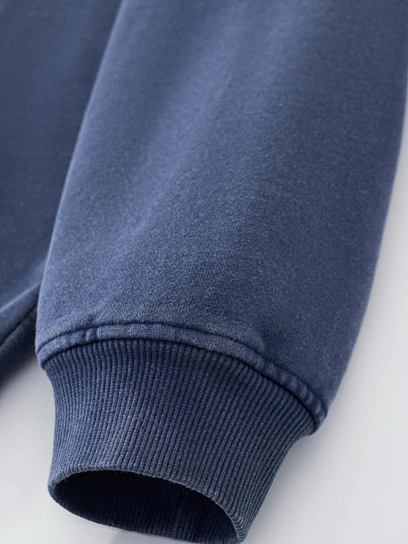 DISTRESSED LOGO ZIP UP - NAVY
