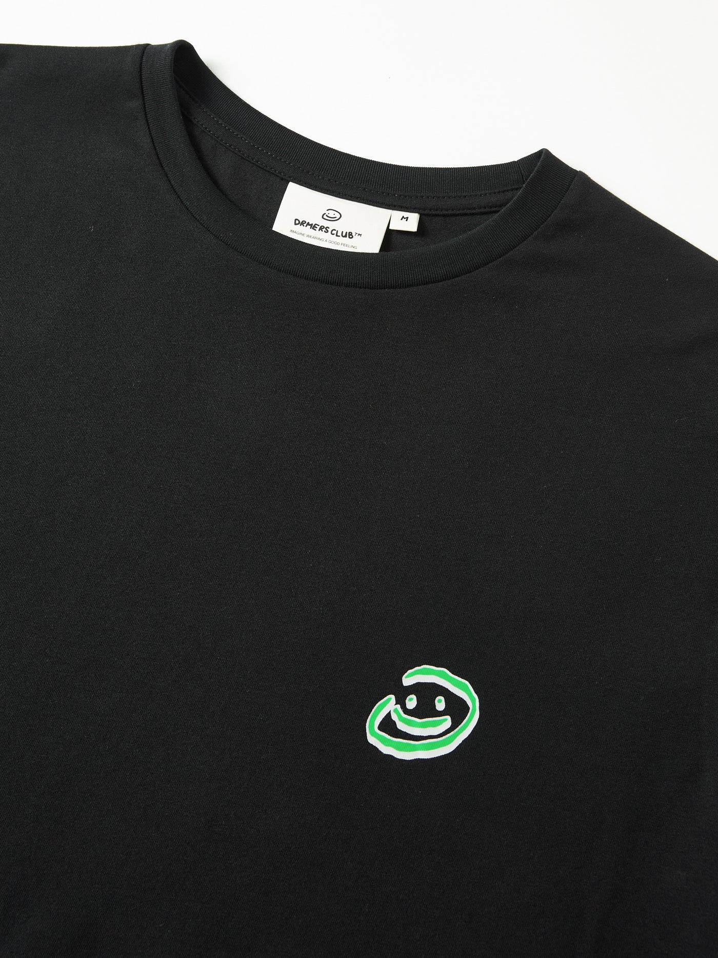 DOODLE SMILEY TEE - BLACK