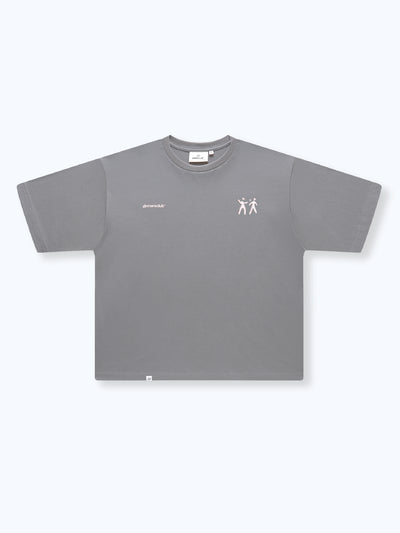 DREAMS DON'T WORK TEE - LIGHT GREY