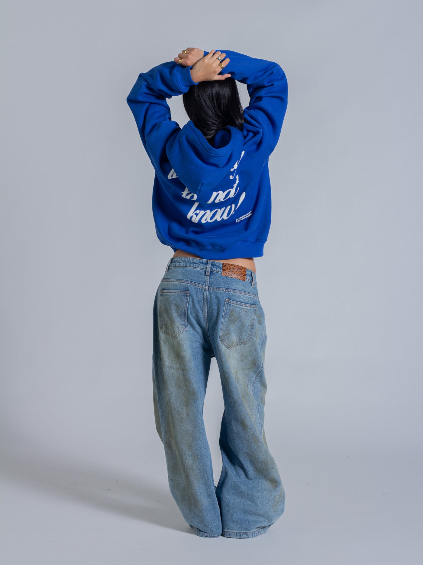 IT'S OKAY TO NOT KNOW HOODIE - COBALT BLUE