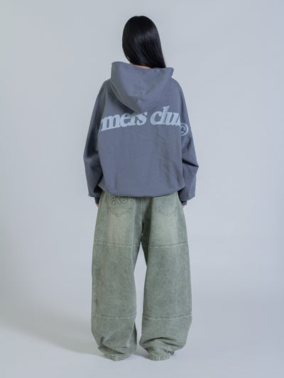 ARCH HOODIE - STONE BLUE