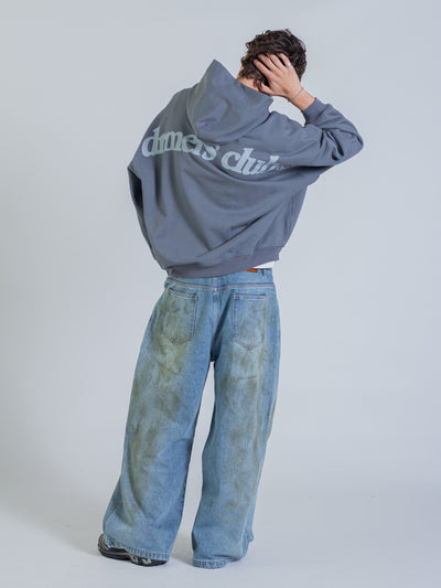 ARCH HOODIE - STONE BLUE