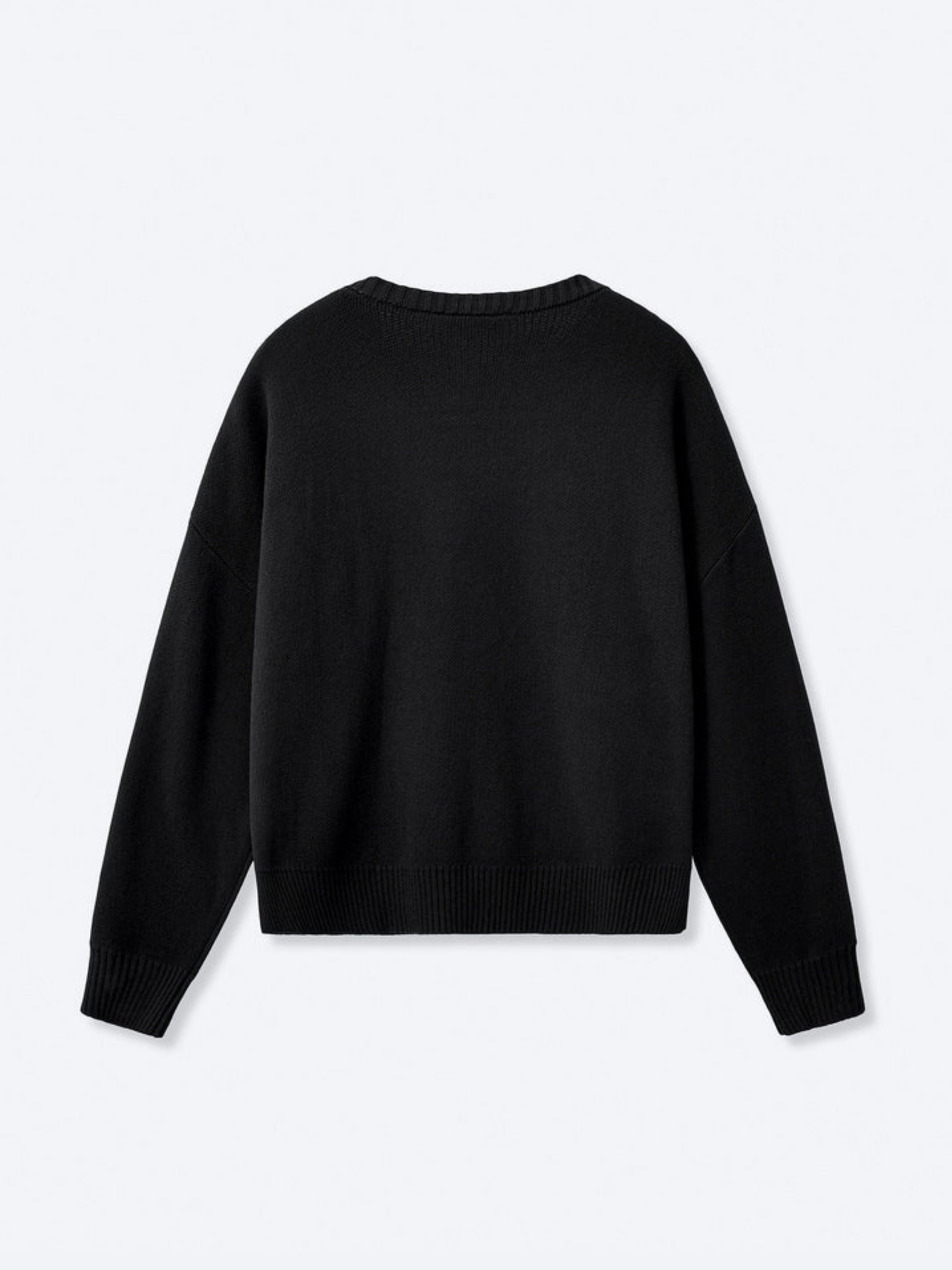 OHGA FLOWER KNIT PULLOVER ブラック FLOWER KNIT - BLACK – DRMERS CLUB
