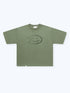FADED STARS SMILEY TEE - GREEN
