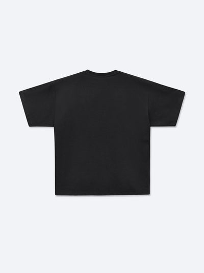 DAILY FITTED TEE - BLACK