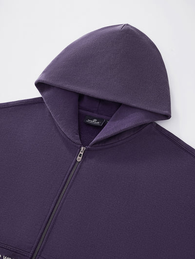 FLOATING LETTERS ZIP UP - MIDNIGHT LAVENDER