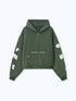 FLOATING LETTERS ZIP UP - FADED PINE