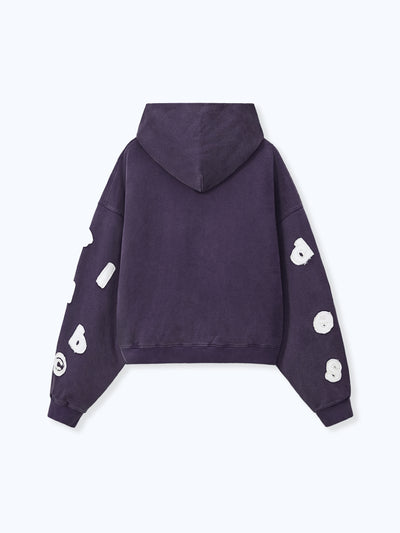 FLOATING LETTERS ZIP UP - MIDNIGHT LAVENDER