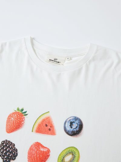 FRUITFUL MOMENTS TEE - WHITE