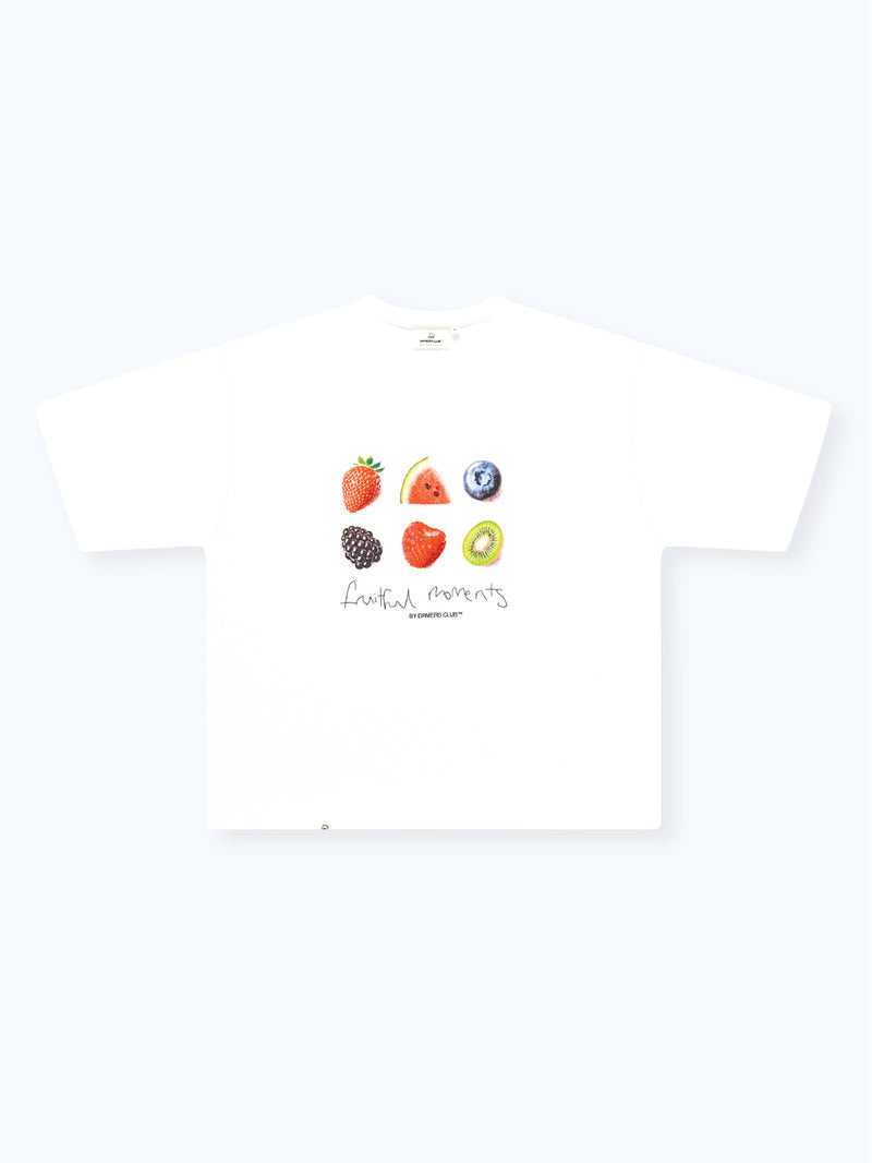 FRUITFUL MOMENTS TEE - WHITE
