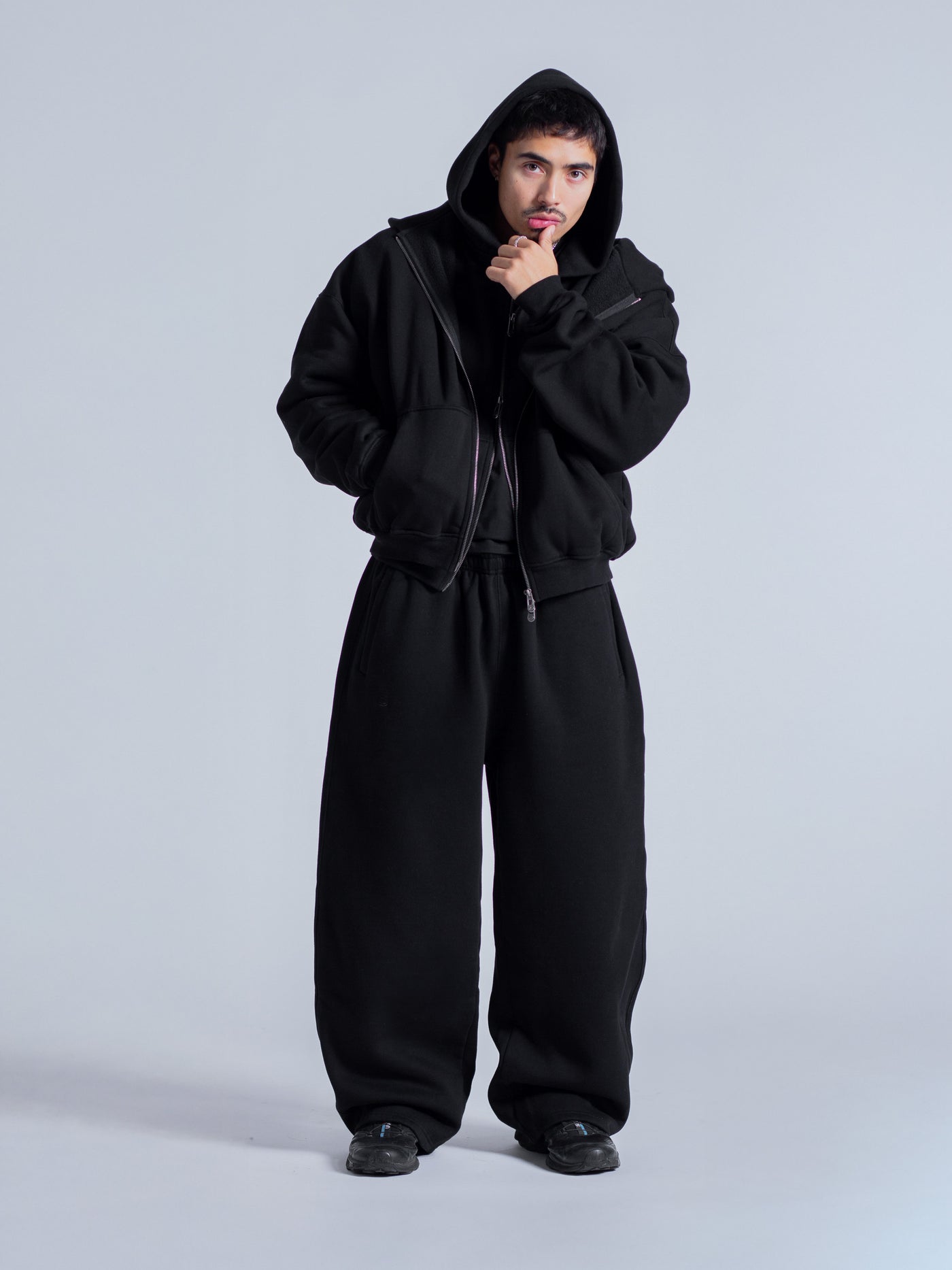 SIGNATURE BASIC DOUBLE ZIP - BLACK