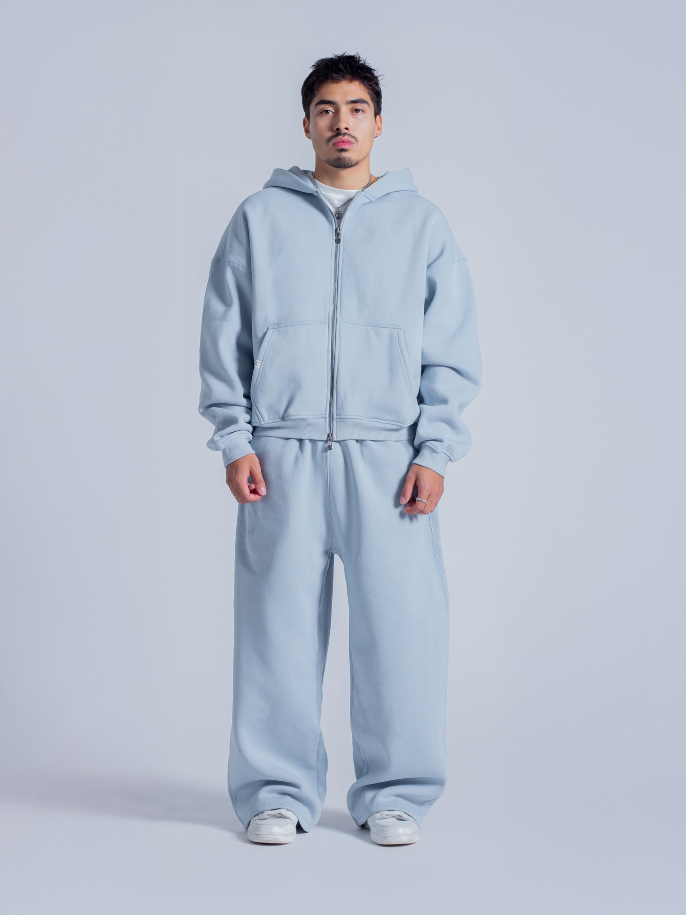 SIGNATURE BASIC DOUBLE ZIP - SKY BLUE