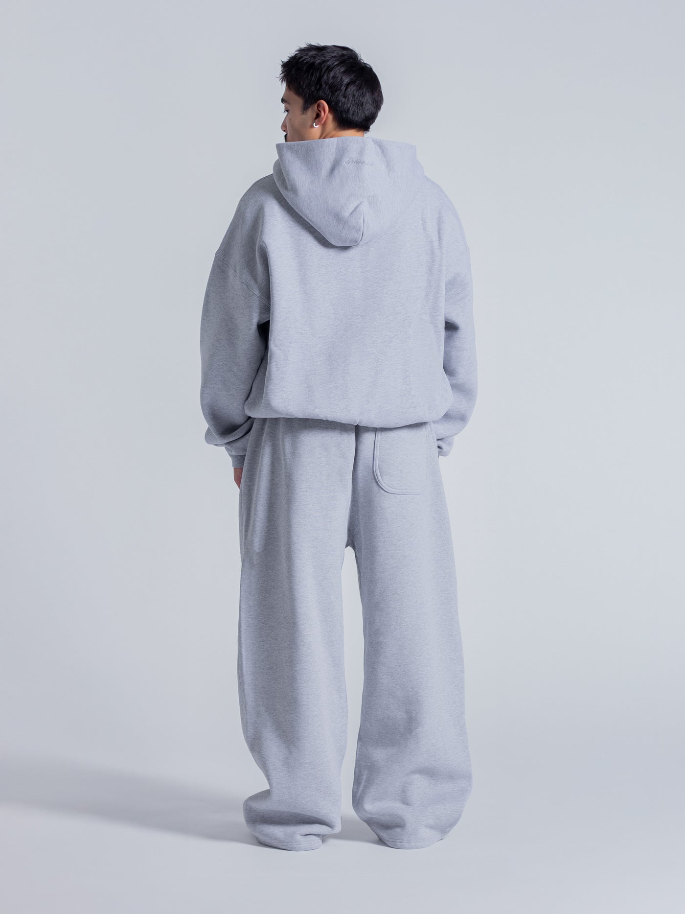 SIGNATURE BASIC DOUBLE ZIP - HEATHER GREY