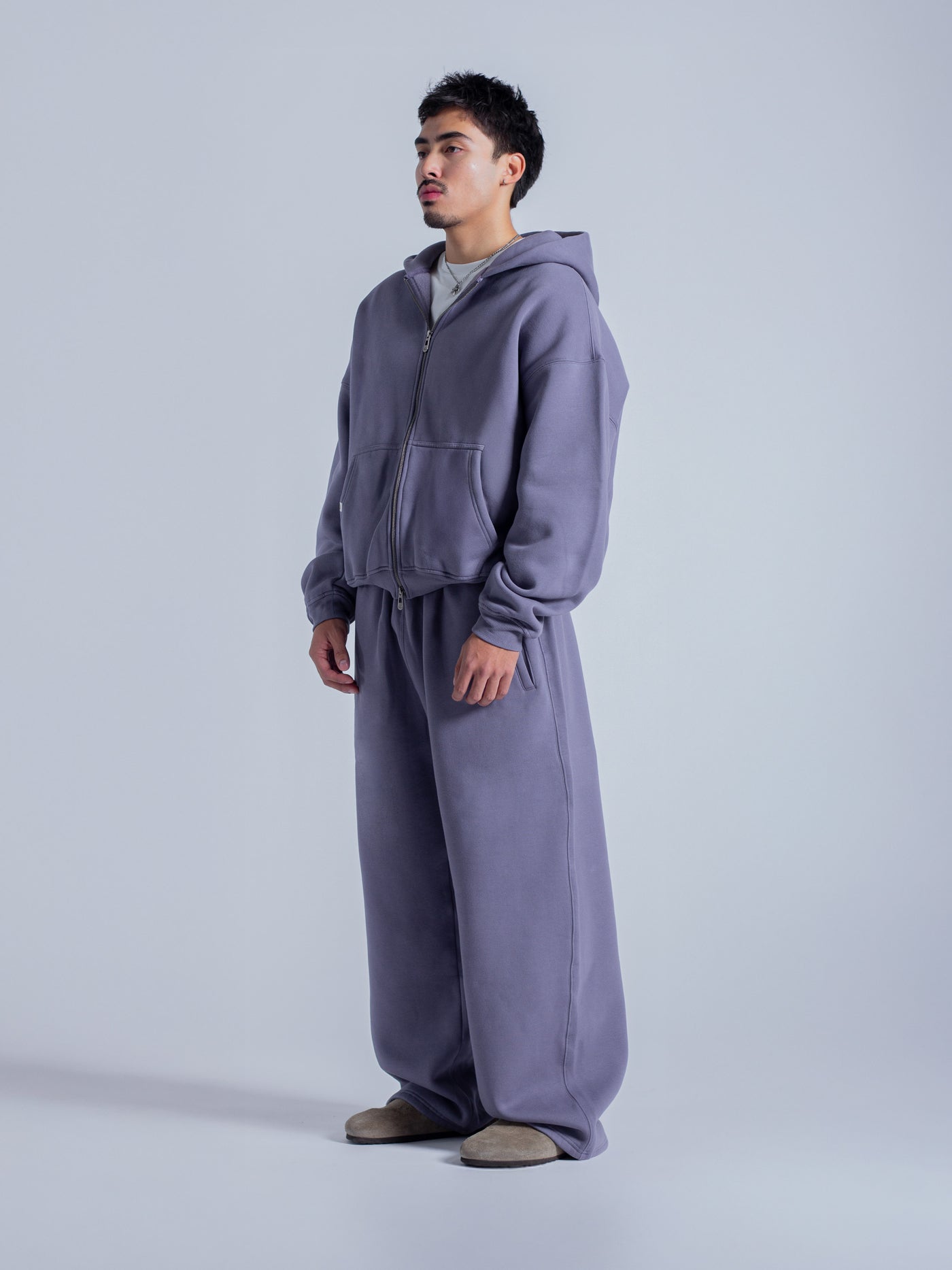 SIGNATURE BASIC DOUBLE ZIP - DUSTY VIOLET