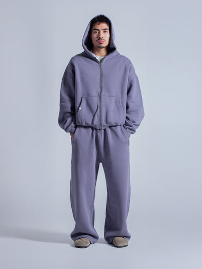 SIGNATURE BAGGY SWEATPANTS - DUSTY VIOLET