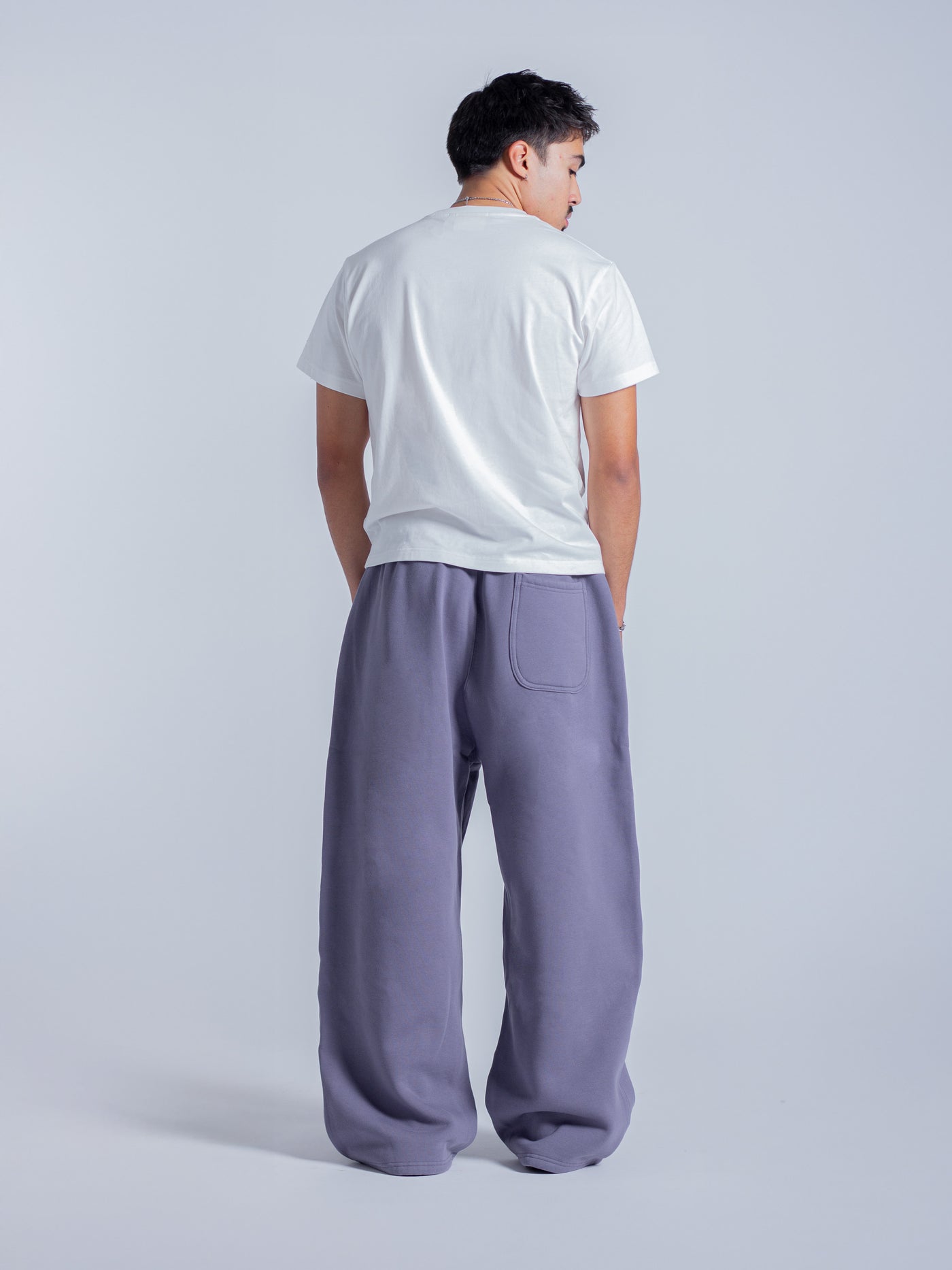 SIGNATURE BAGGY SWEATPANTS - DUSTY VIOLET