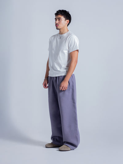 SIGNATURE BAGGY SWEATPANTS - DUSTY VIOLET
