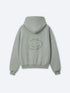 SMILEY LOGO HOODIE - SAGE