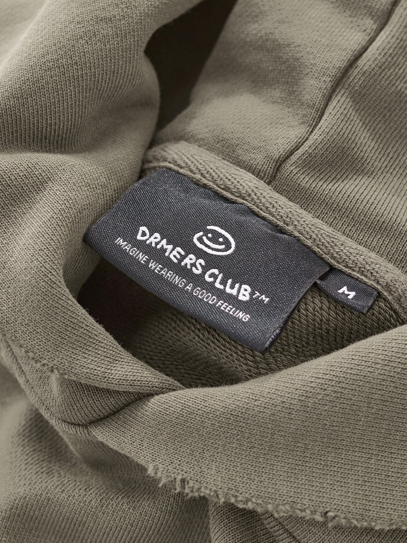 EMBROIDERED STARS HOODIE - FADED OLIVE